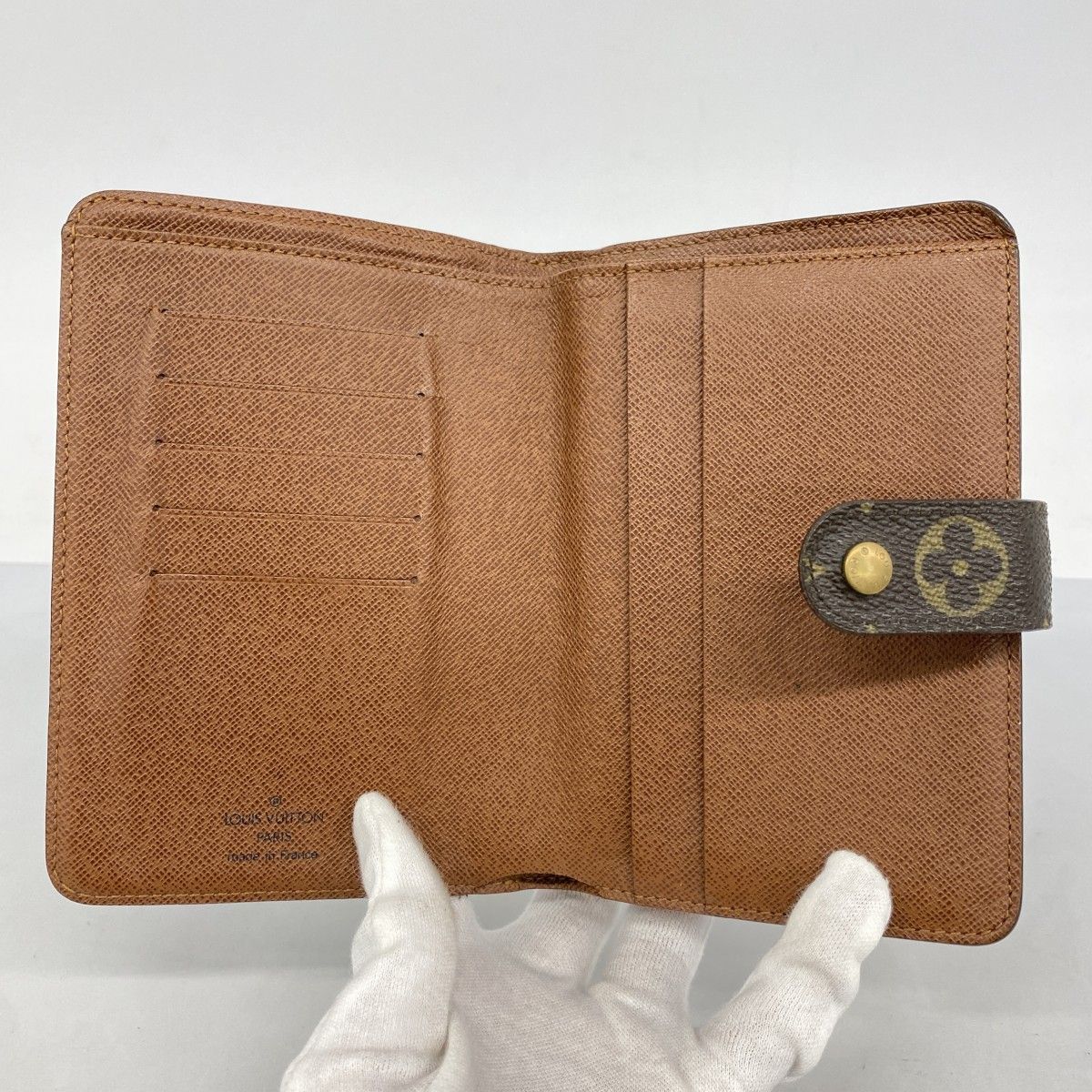 5oe6026】ルイヴィトン 財布 モノグラム ポルトパピエジップ M61207