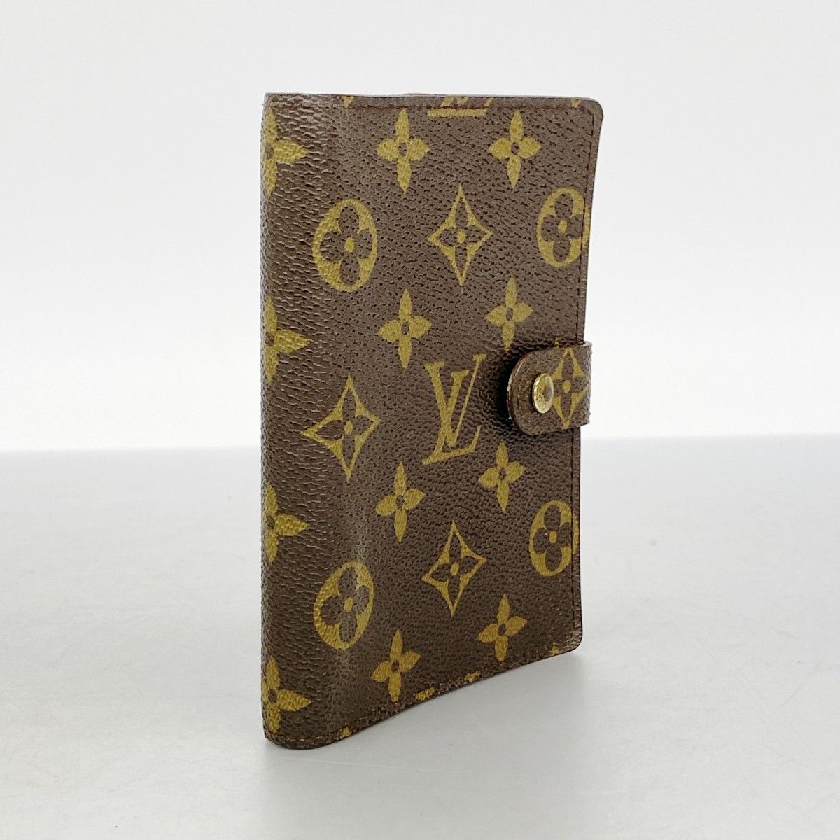 5 oe 6041 ルイヴィトン 手帳カバー モノグラム アジェンダPM R 20005 ブラウン メンズ レディース ユニセックス
