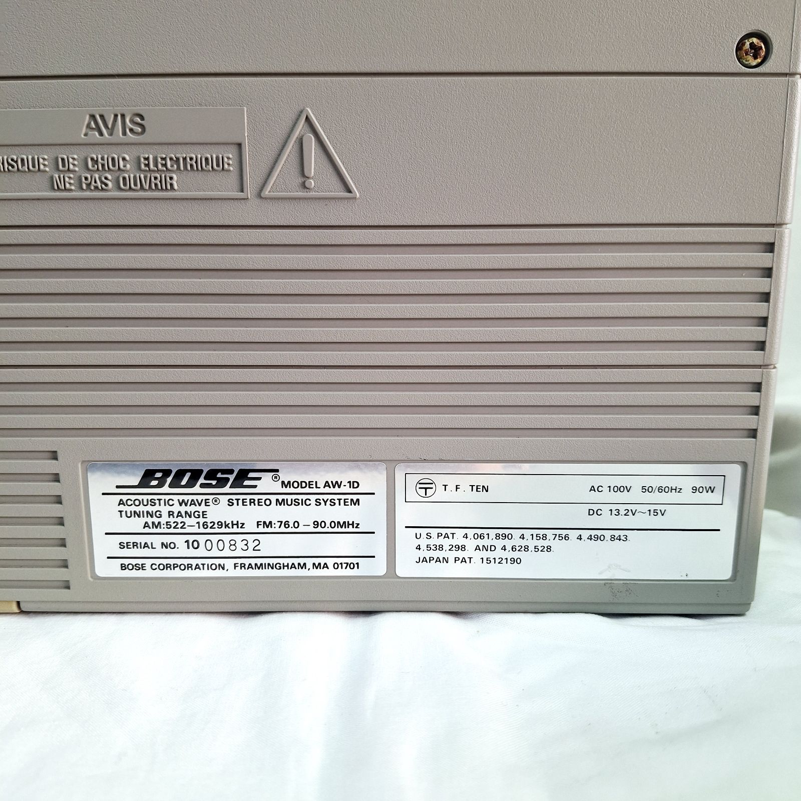中古☆ジャンク BOSE AW-1D ACOUSTIC WAVE STEREO ラジカセ - メルカリ