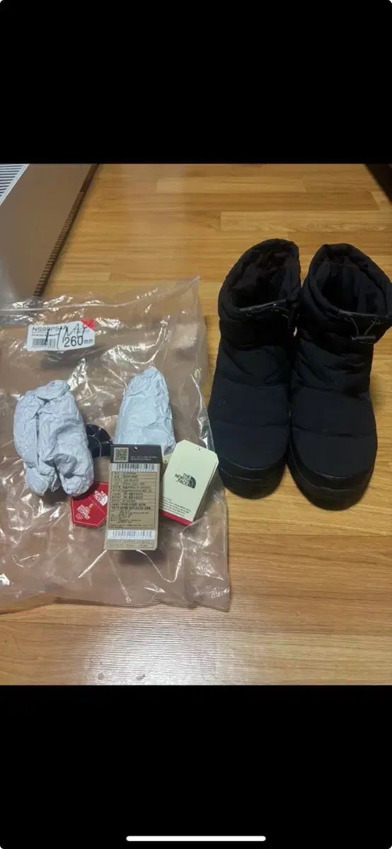 ザノースフェイス ブーティ ショート ブラック 260mm