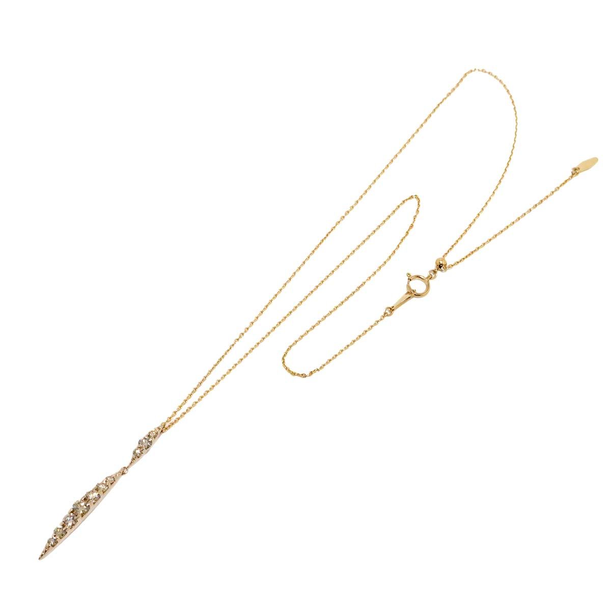 カシケイ KASHIKEY ネイキッド ブラウンダイヤ 1.00ct ネックレス 45cm