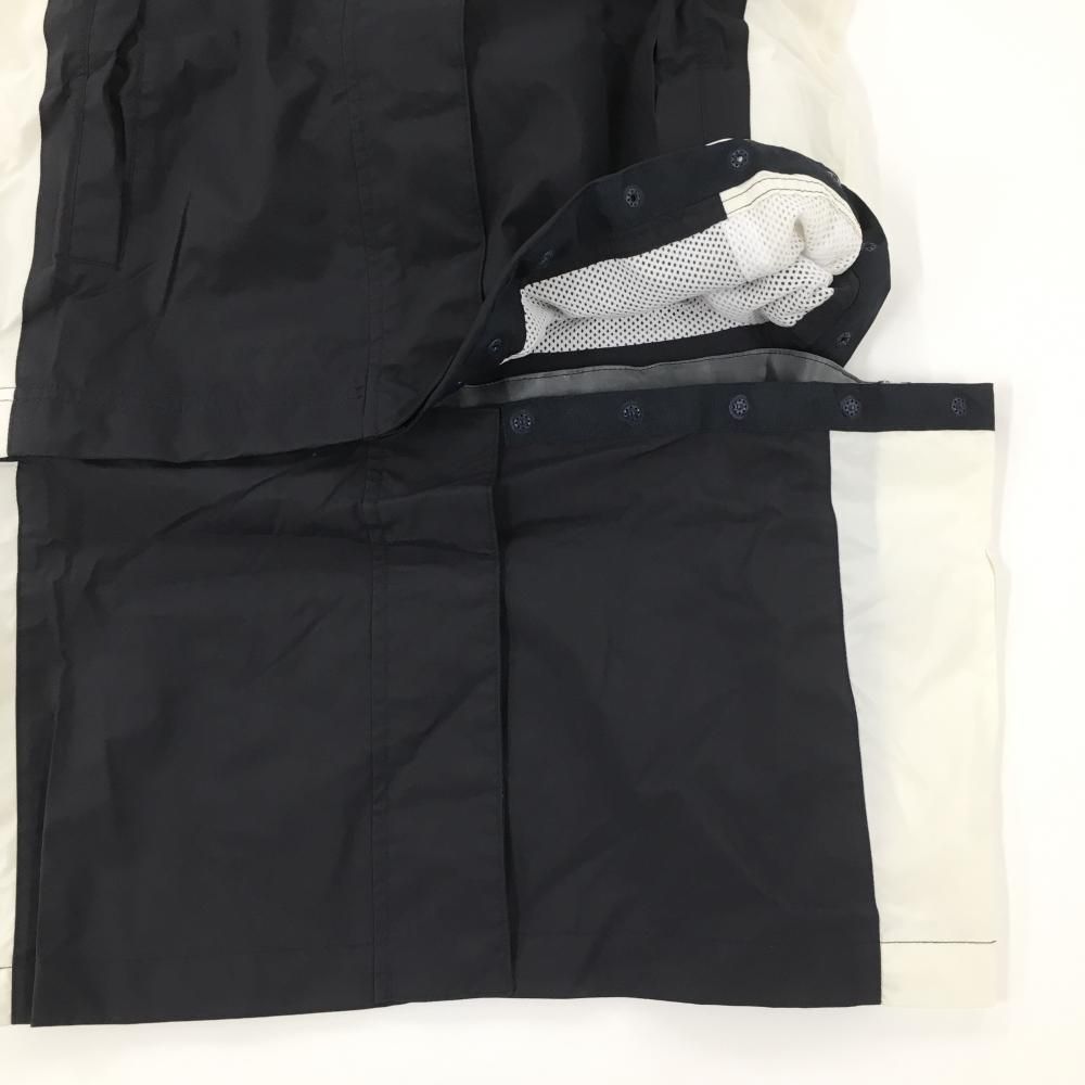 超美品】ジャックバニー 4WAYレインワンピース ネイビー×白 ロゴ