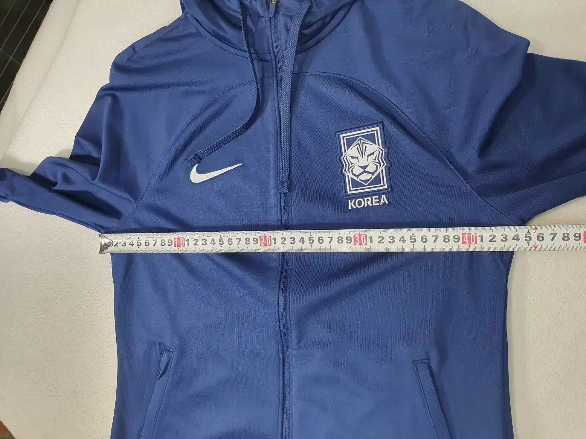 Nike Korea サッカージャージ 青　韓国代表 ナイキ 韓国国家代表 ジャージ 22-24 トレーナー ジップアップ WHO