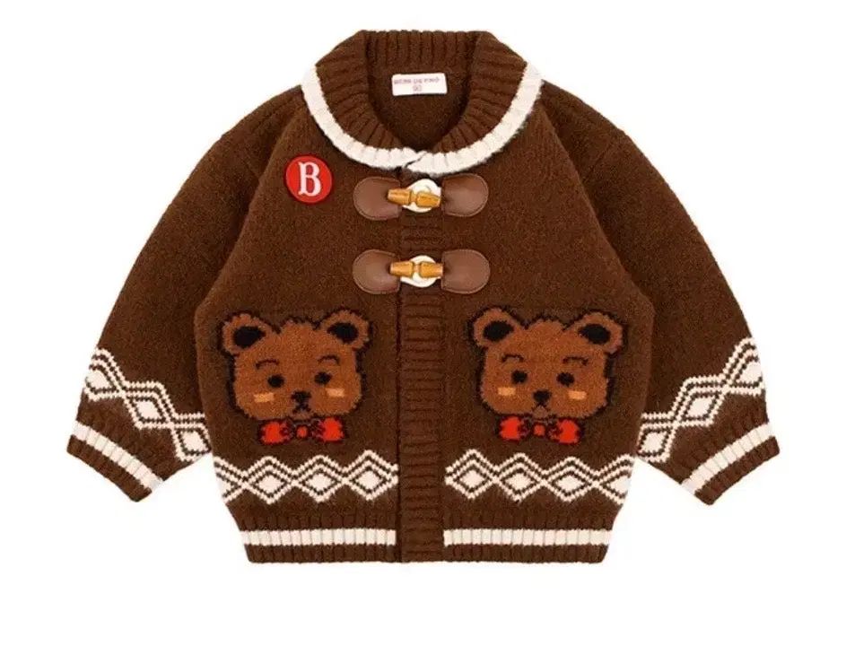 BEBE DE PINO ベベデピノ ノルディック クマ ドール カーディガン