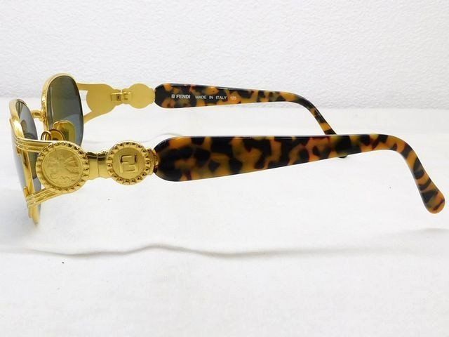 フェンディ □ FS 262 サングラス ヴィンテージ レディース ゴールド
