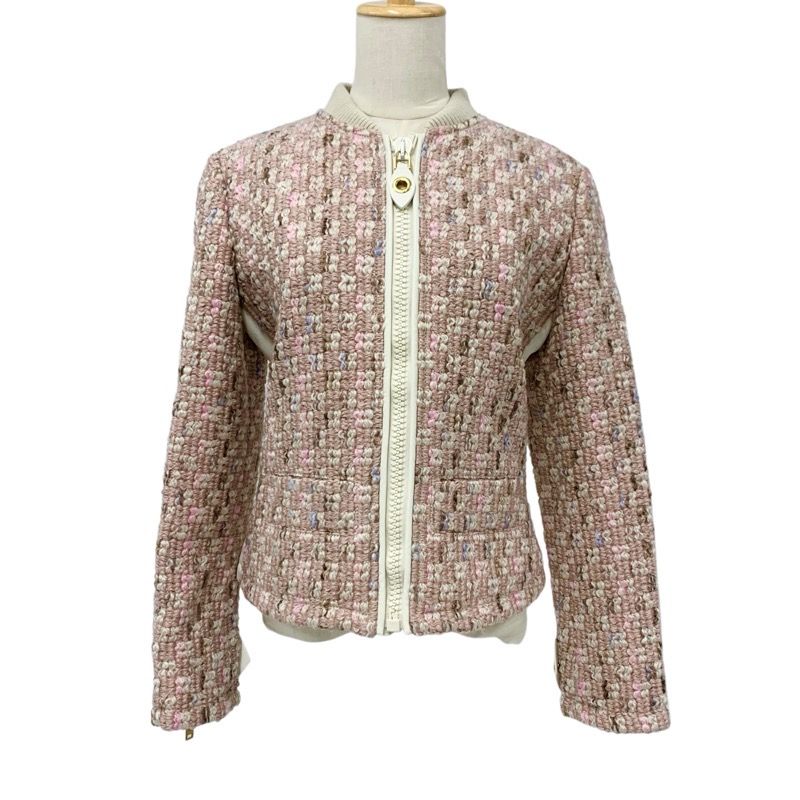 未使用 ルイヴィトン LOUIS VUITTON ツイード アウター ジャケット