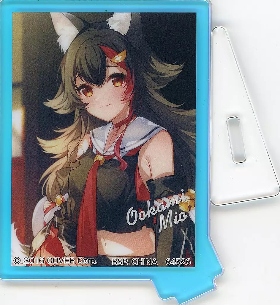 中古】アクリルスタンド・アクリルパネル 大神ミオ オーロラアクリル