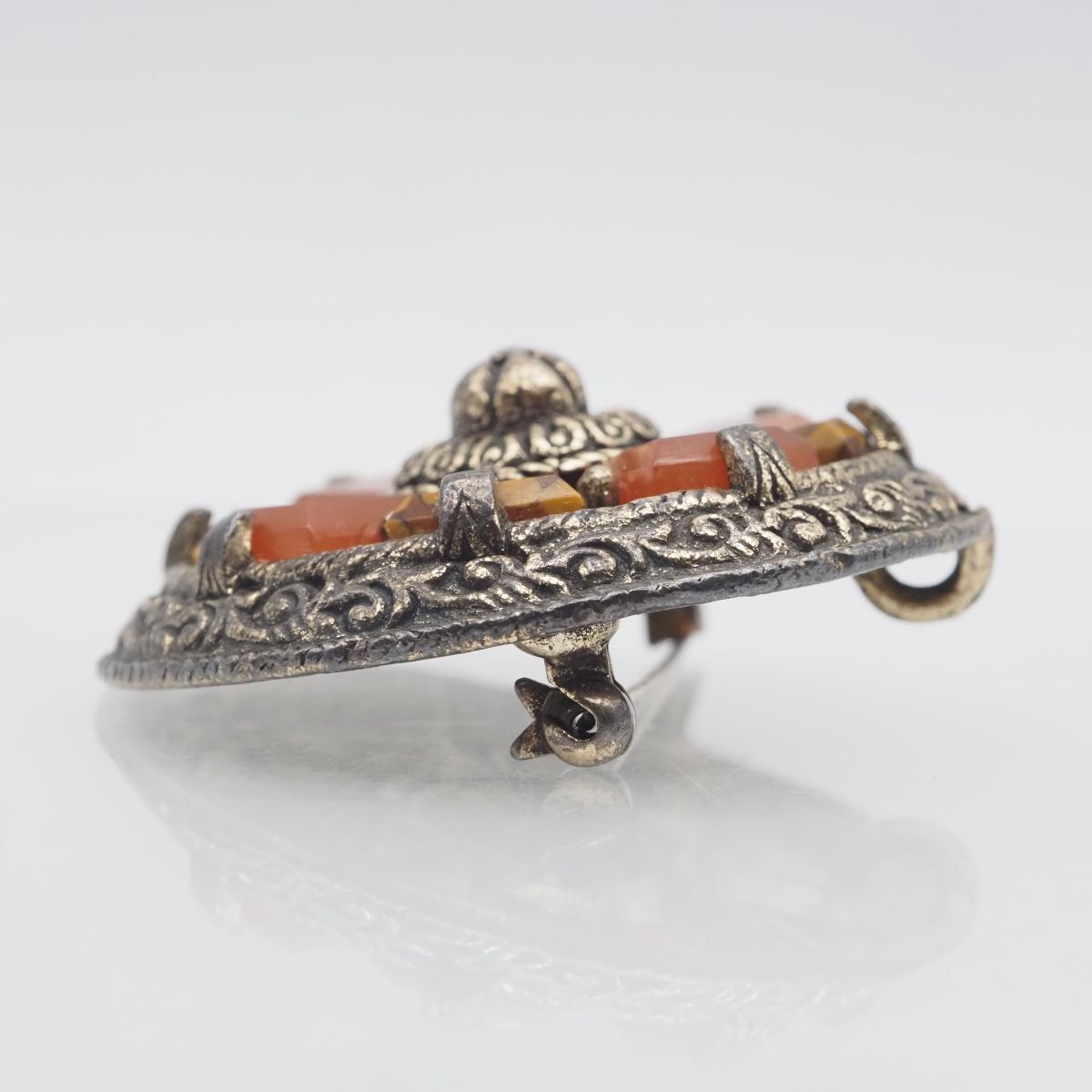 J516 イギリス ヴィンテージ MIRACLE ミラクル BRITAIN刻印 ブローチ