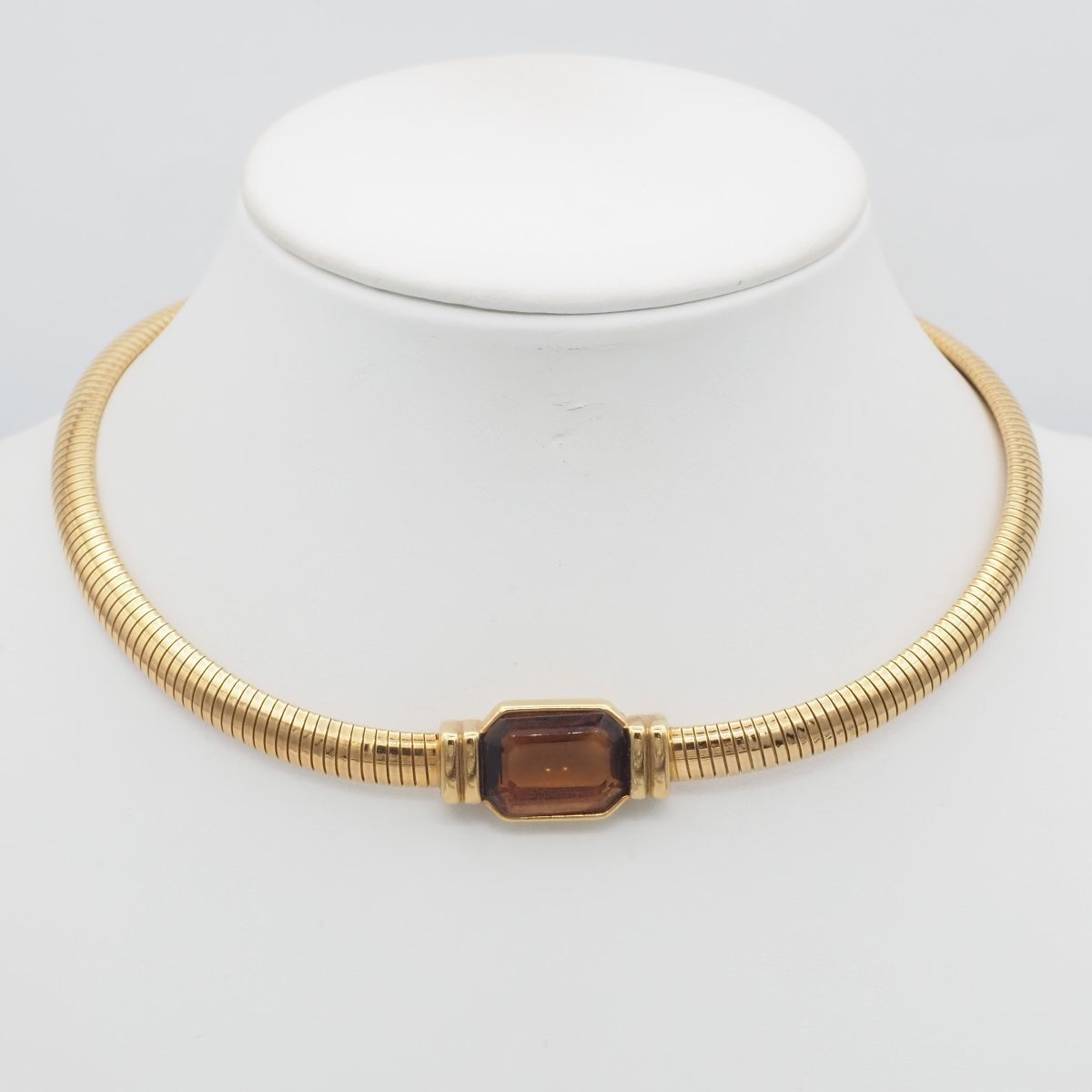 J441 MONET モネ ネックレス ラインストーン ゴールド デザイン