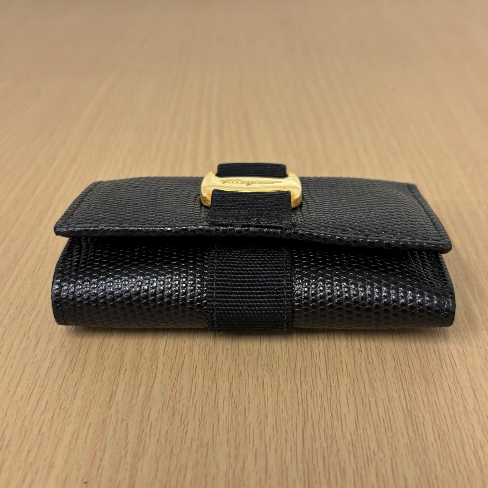 ▪️【未使用保管品】Ferragamo フェラガモ 6連キーケース ヴァラ