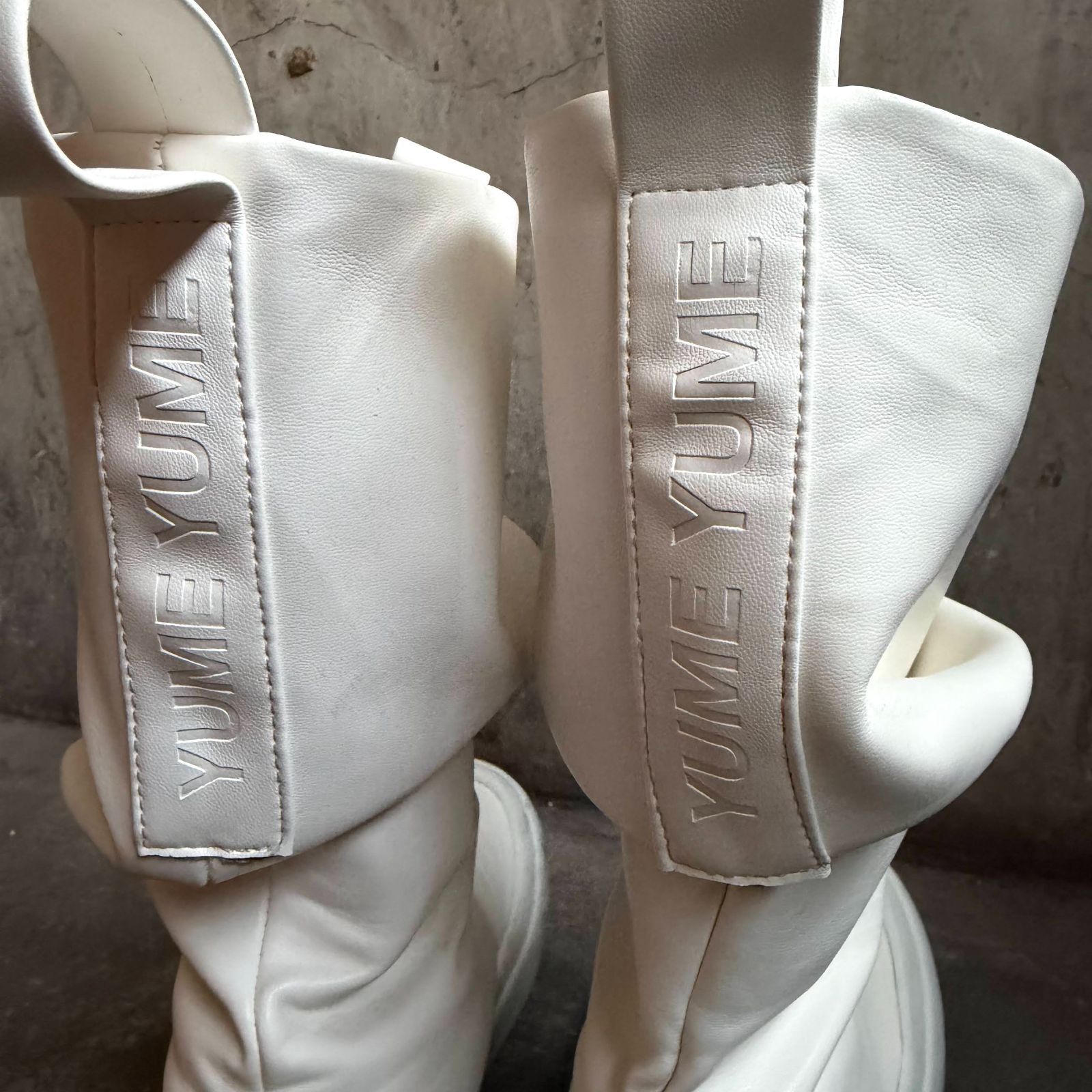 YUME YUME Fisherman Boot Low ホワイト 24cm ユメユメ