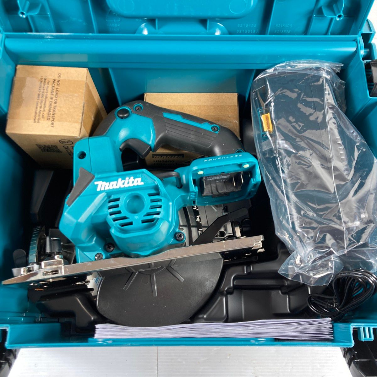 MAKITA マキタ 18 v 6.0 Ah 165 mm 充電式マルノコ PSEマーク有 ブルー