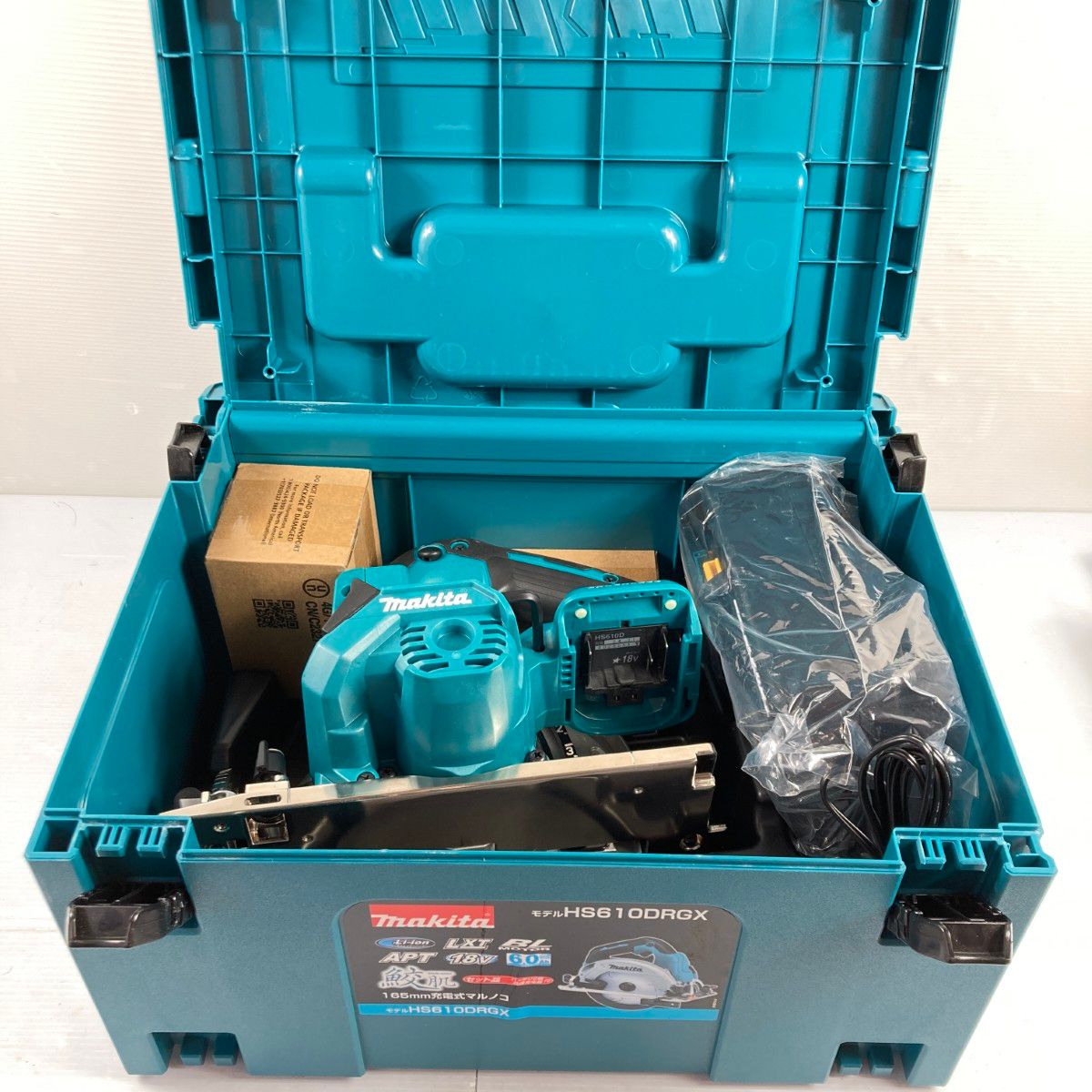 MAKITA マキタ 18 v 6.0 Ah 165 mm 充電式マルノコ PSEマーク有 ブルー