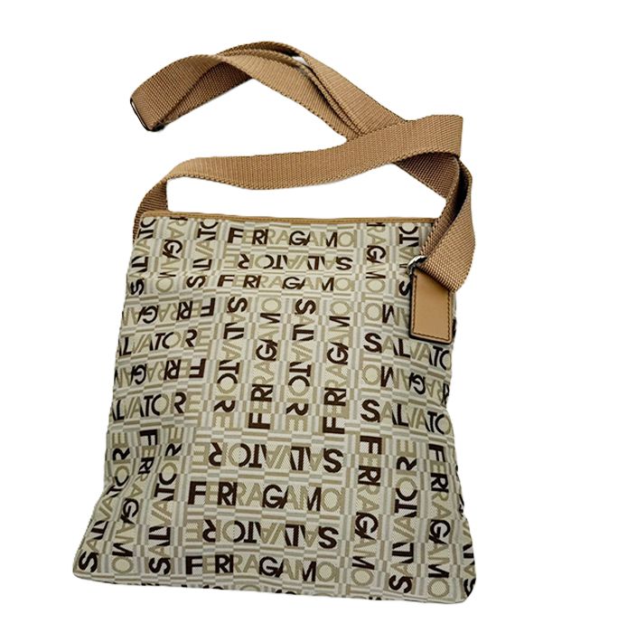 Salvatore Ferragamo フェラガモ ショルダーバッグ キャンバス