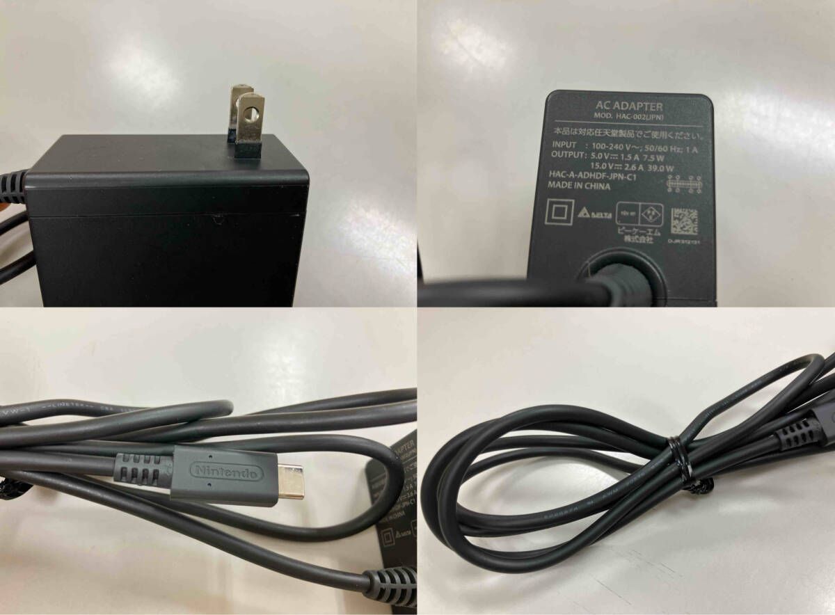 ジャンク Nintendo Switch バッテリー拡張モデル ネオンブルー/ネオン