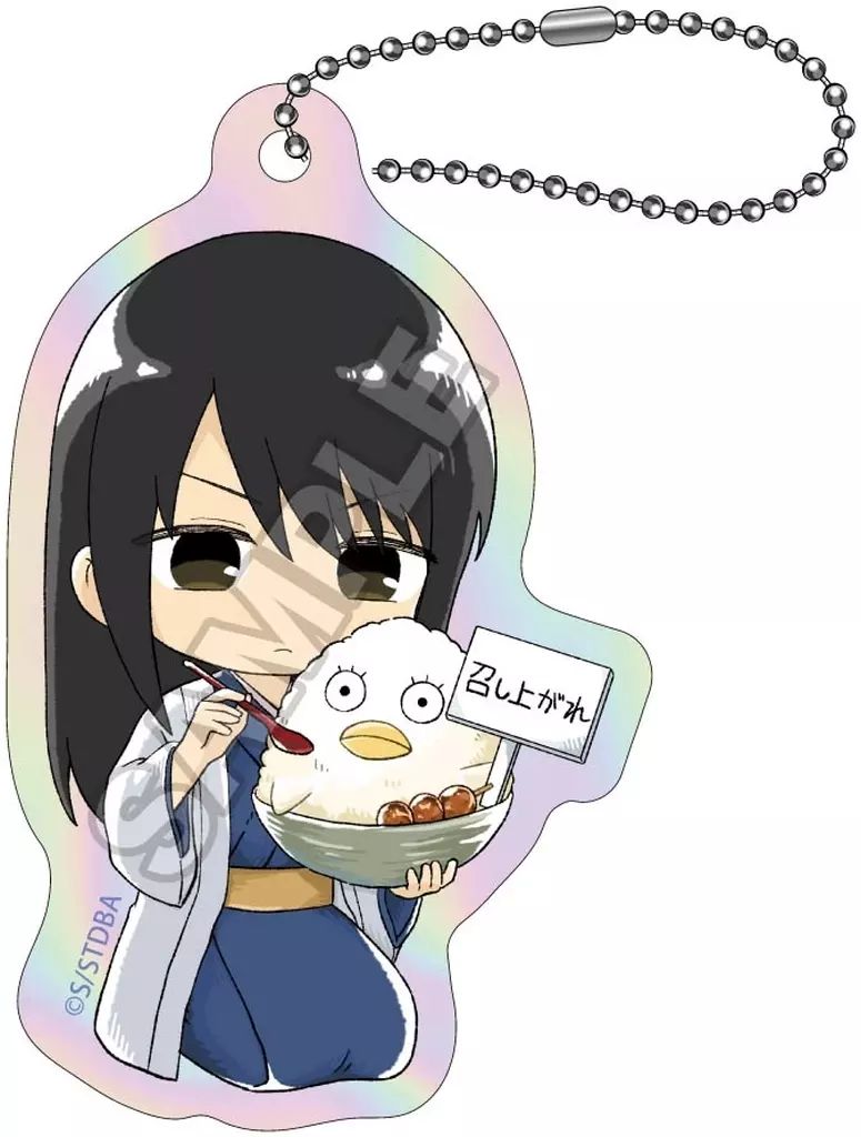 中古】キーホルダー 桂小太郎 かき氷 オーロラアクリルキーチェーン