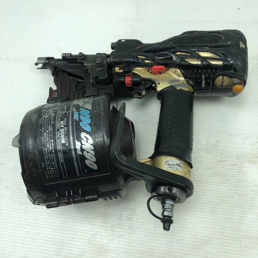 HITACHI 日立 工具 エアツール エア釘打ち NV 90 HM ゴールド