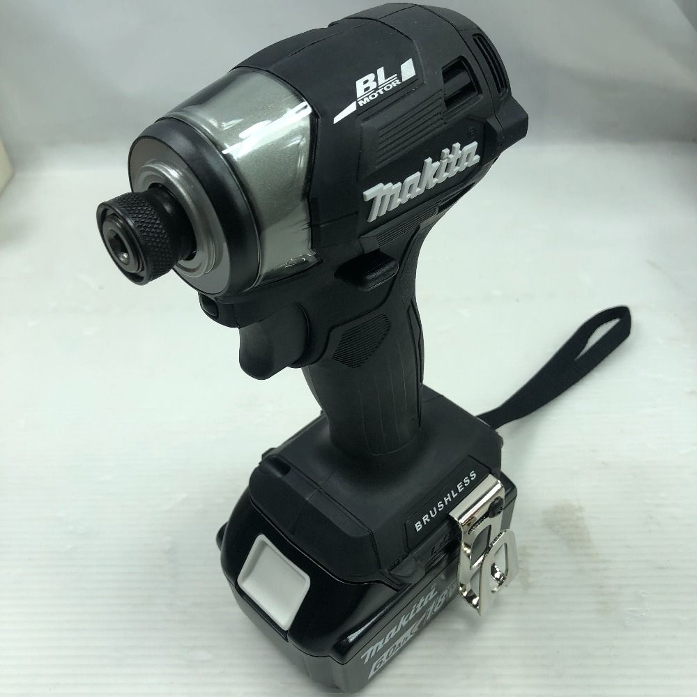 MAKITA マキタ 締め付け工具 インパクトドライバ 充電器 充電池 ケース付 ブラック