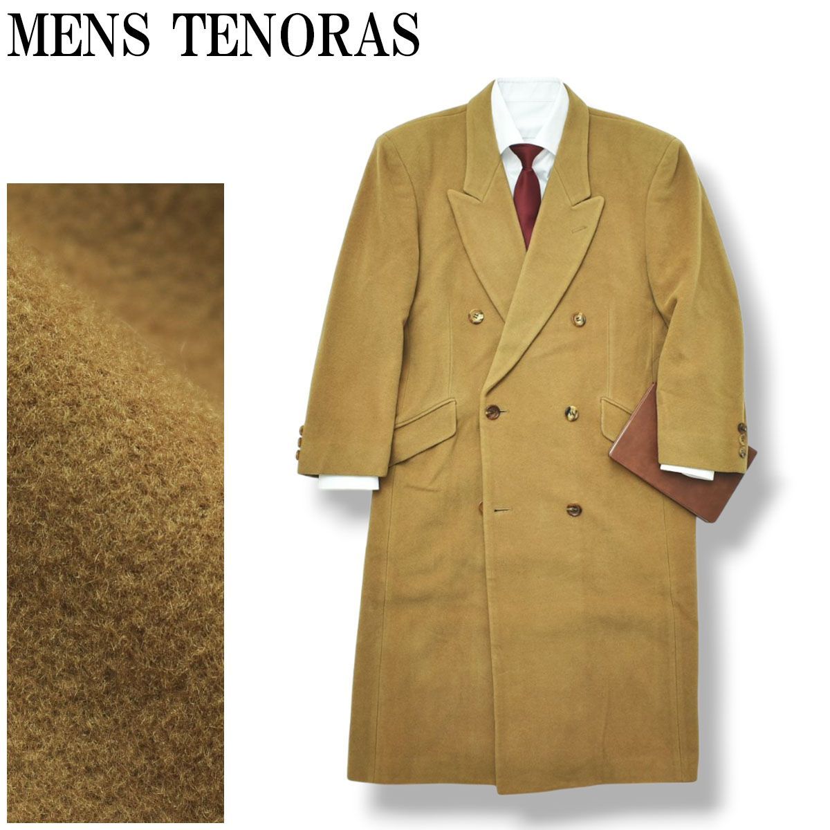 高級】 メンズ ティノラス MENS TENORAS カシミヤ ウール ロング