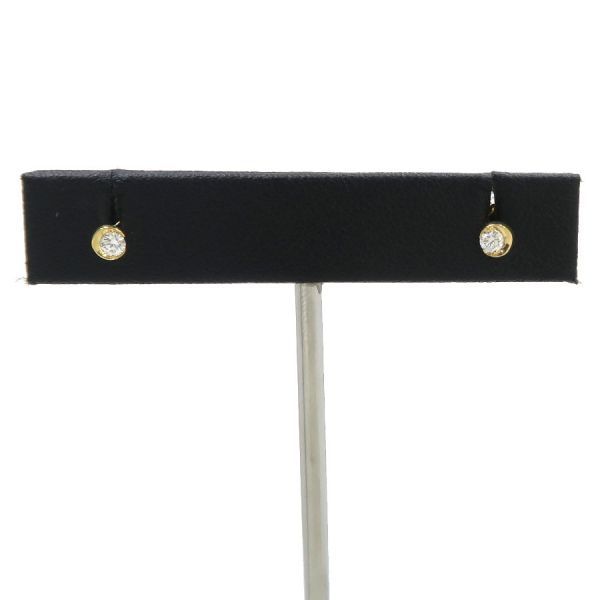 スタージュエリー ムーンセッティングダイヤピアス/M/計D0.12ct 【無料