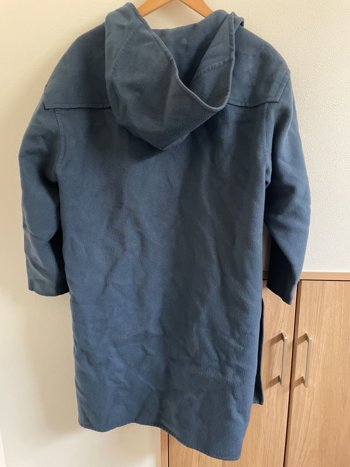Burberrysバーバリー フード付きダッフルコート ブルー 青 ブランド服