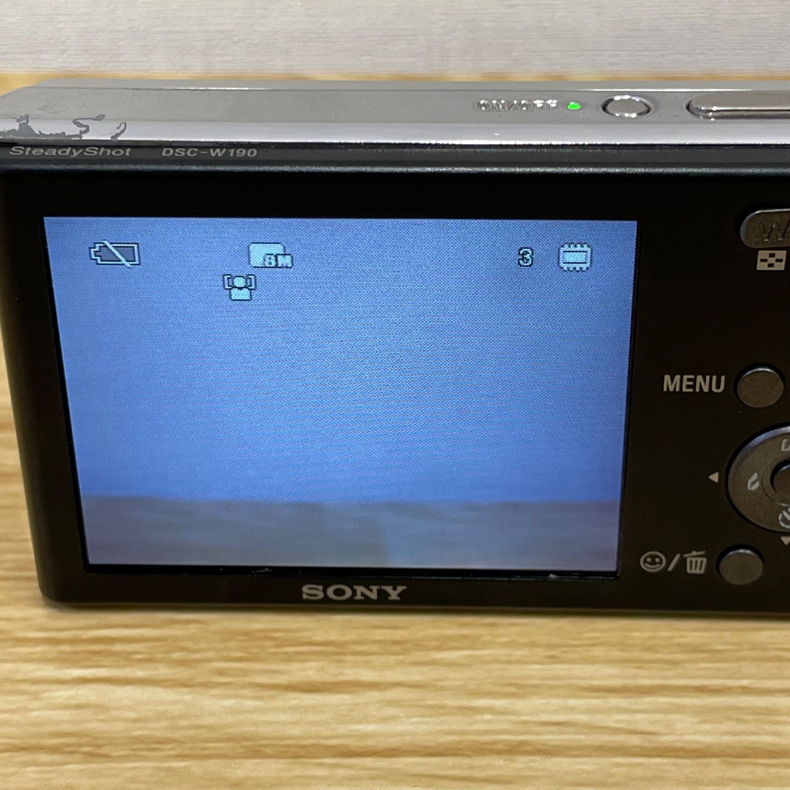 □SONY ソニー DSC-W190 サイバーショット 充電器付き A25-3551 - メルカリ