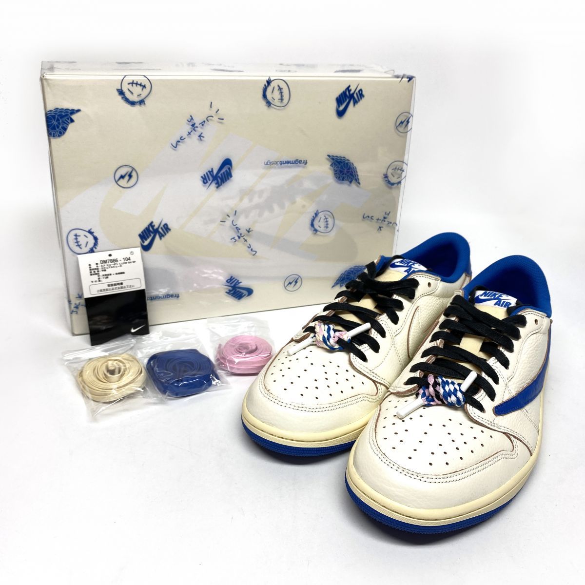 Travis Scott × fragment design × Nike ナイキ Air Jordan 1 Low OG 