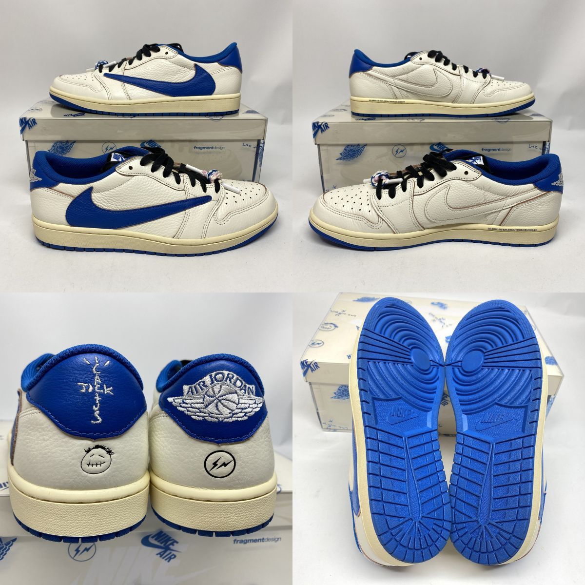 Travis Scott × fragment design × Nike ナイキ Air Jordan 1 Low OG 