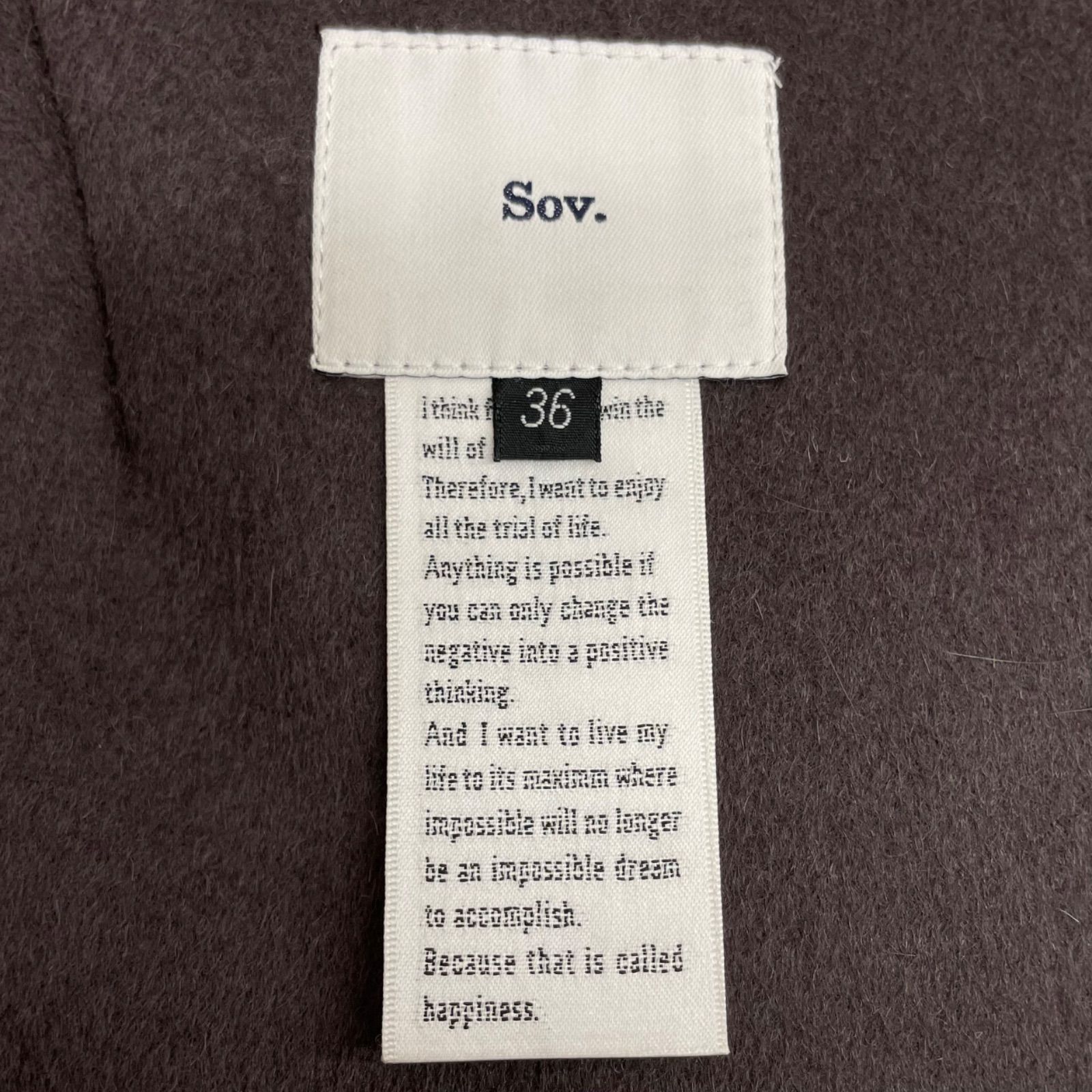 美品　ソブ 　ジレ　ベスト　ブルーフォックスファー　36　ベージュ Sov. ソブ ブルーフォックスファー ベスト ジレ リアルファー ファー