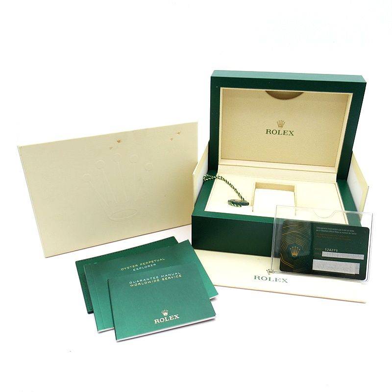 ロレックス エクスプローラー36 ウォッチ 124273 箱 保証書 K18YG/SS