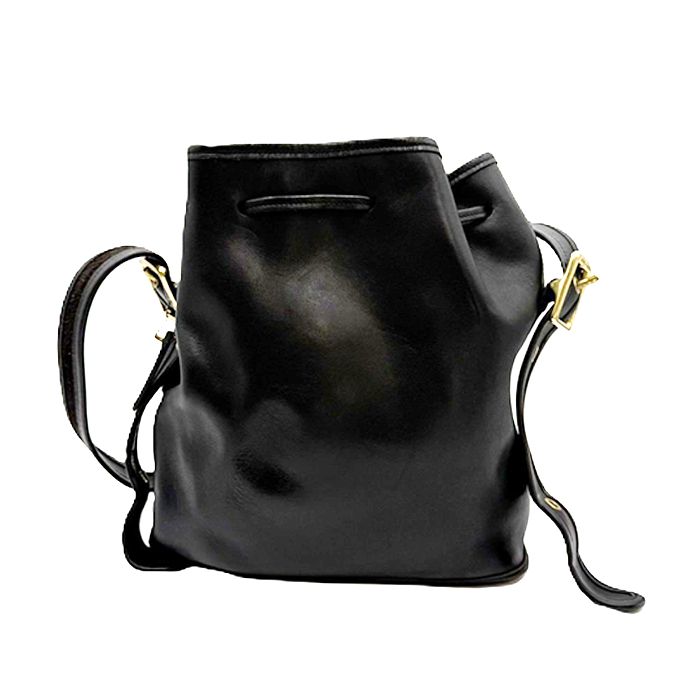 COACH コーチ 巾着 ショルダーバッグ レザー 肩掛け 斜め掛け可能