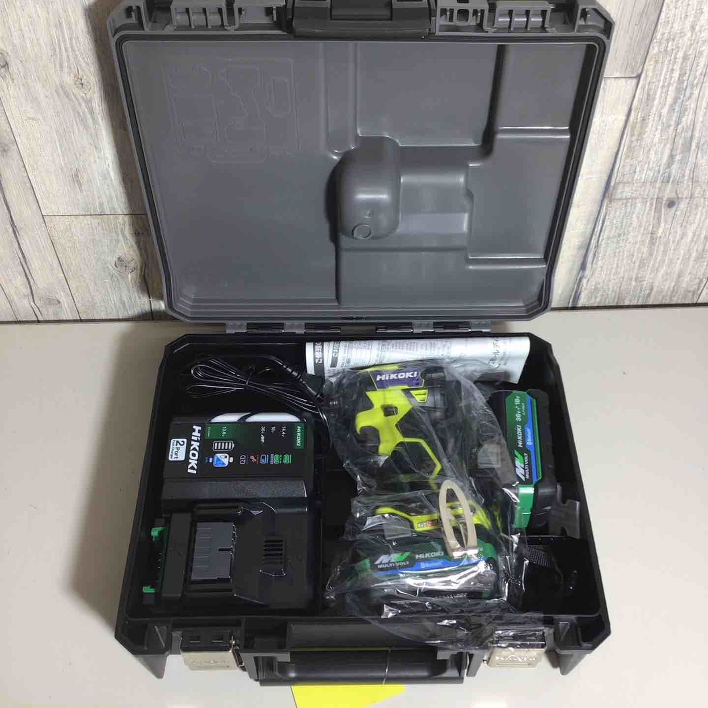 ハイコーキ HIKOKI 日立 コードレス インパクトドライバ スパイダーイエロー WH 36 DD 2 XHYSZ インパクト イエロー 黄 充電式