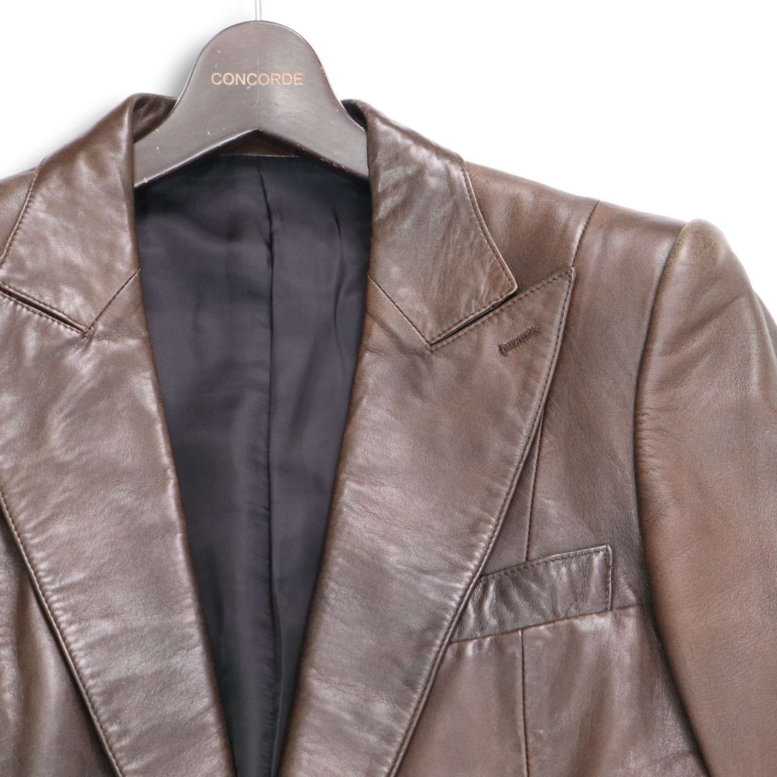 定価12万☆ 5351 POUR LES HOMMES 5351プールオム 秋冬 羊革☆ ラム