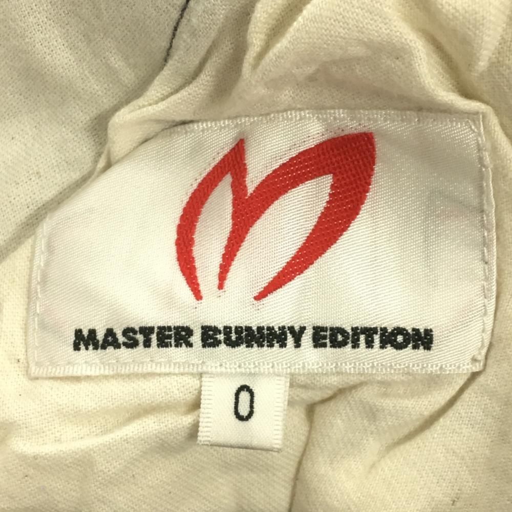 マスターバニー パンツ ネイビー系×レッド ロゴ刺しゅう ストレッチ