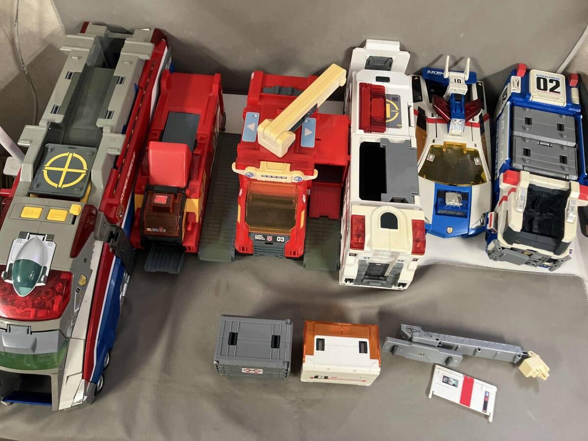 ハイパーレスキュー　6点セット ジャンク TOMYタカラトミー ハイパーレスキュー 6点セット HYPER BLUE