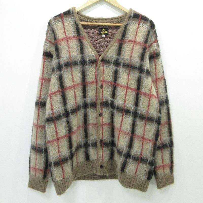 三重本店】 中古 Needles | ニードルス チェック柄 カーディガン