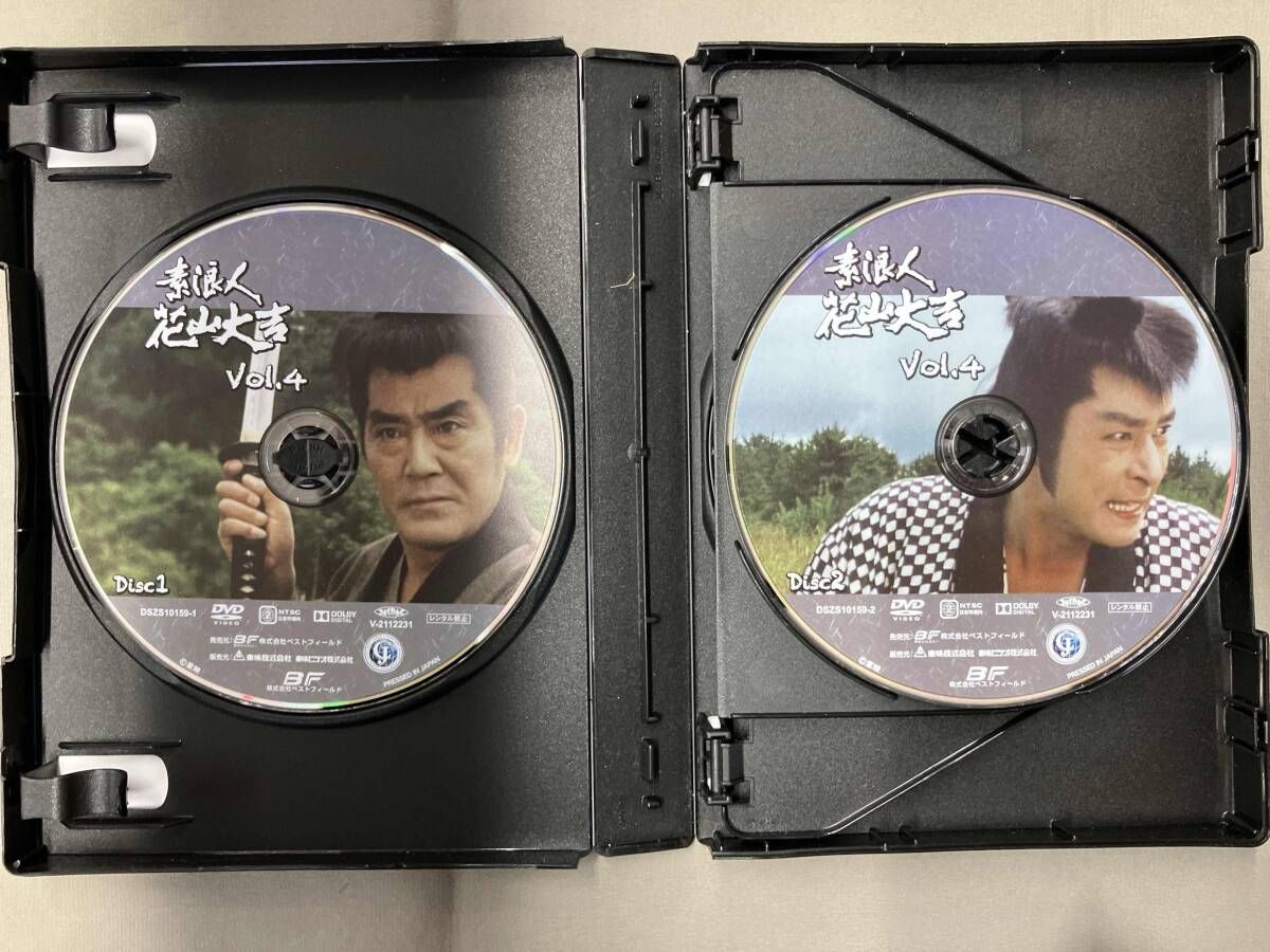 素浪人　花山大吉Vol.4コレクターズDVD6枚組　近衛十四郎　セル版・中古品 素浪人 花山大吉Vol.4コレクターズDVD6枚組 近衛十四郎 セル版・中古品