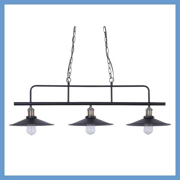 ３連シーリングライト レトロデザイン W 108 D 30 H 32 cm コード長 1 m シーリングプラグ No 742