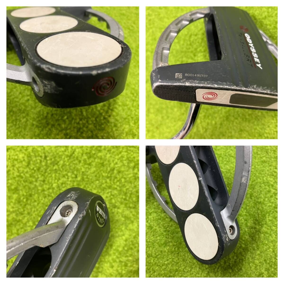 Odyssey ホワイトスチール TRI-BALL SRT パター オデッセイ【カバー