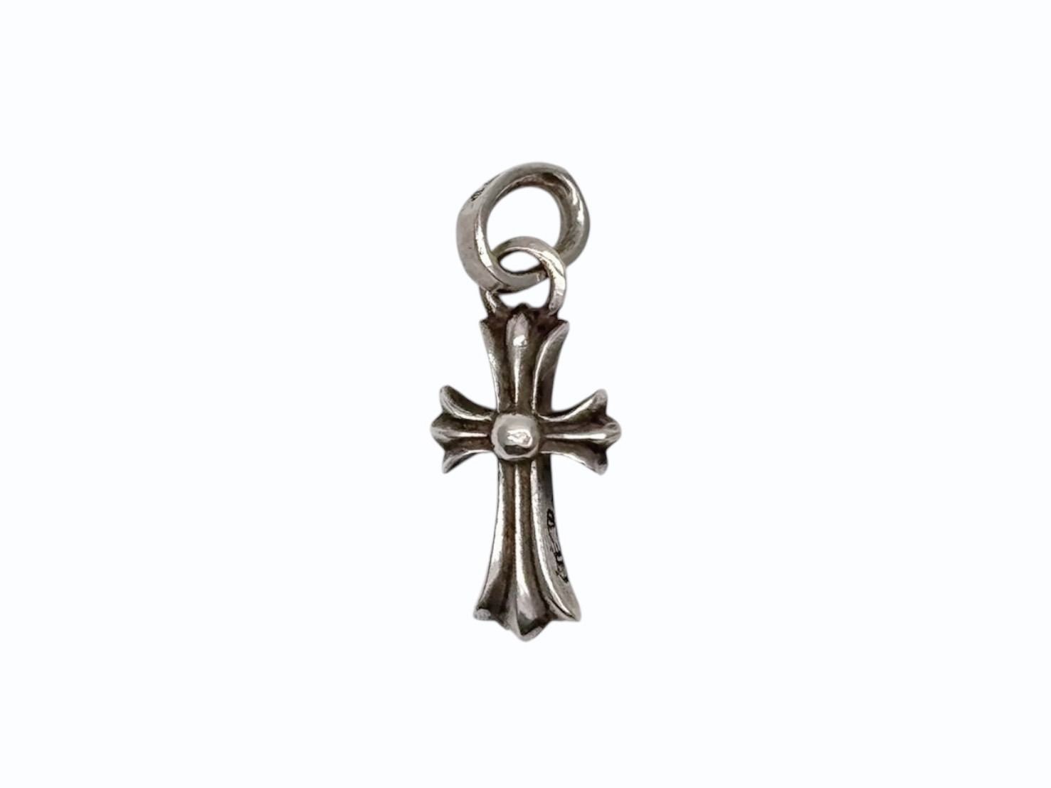 CHROME HEARTS クロムハーツ CHクロス ベビーファット チャーム ペンダントトップ 重量2.0 g シルバー 2004 .925刻印 4 b 009932
