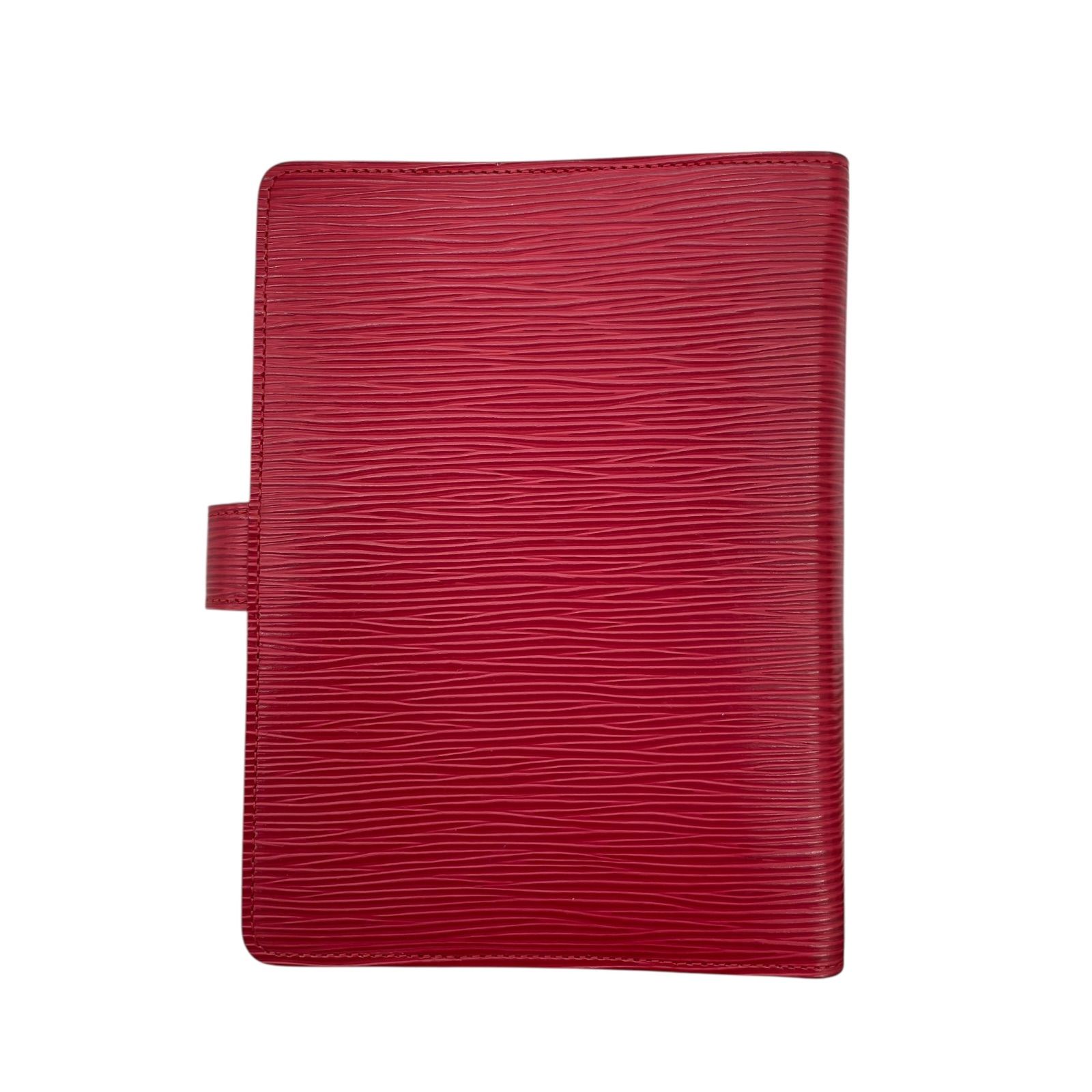 EM 1202 ルイヴィトン LOUIS VUITTO アジェンダ R 2004 E 手帳 レッド 赤 エピ