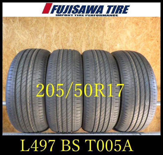 L 497 G 製造 約9部山 新車外し TURANZA T 005 A 205 50 R 17 4本