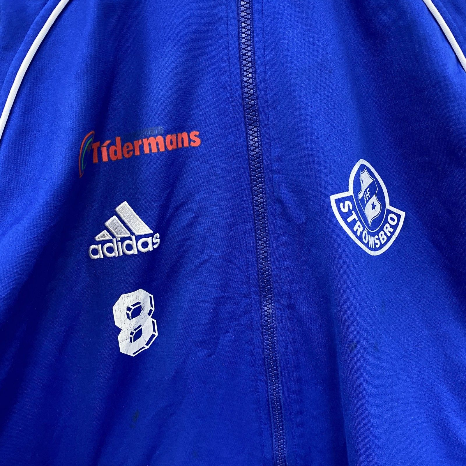 古着 used adidas アディダス トラックジャケット/ジャージ 青 ブルー