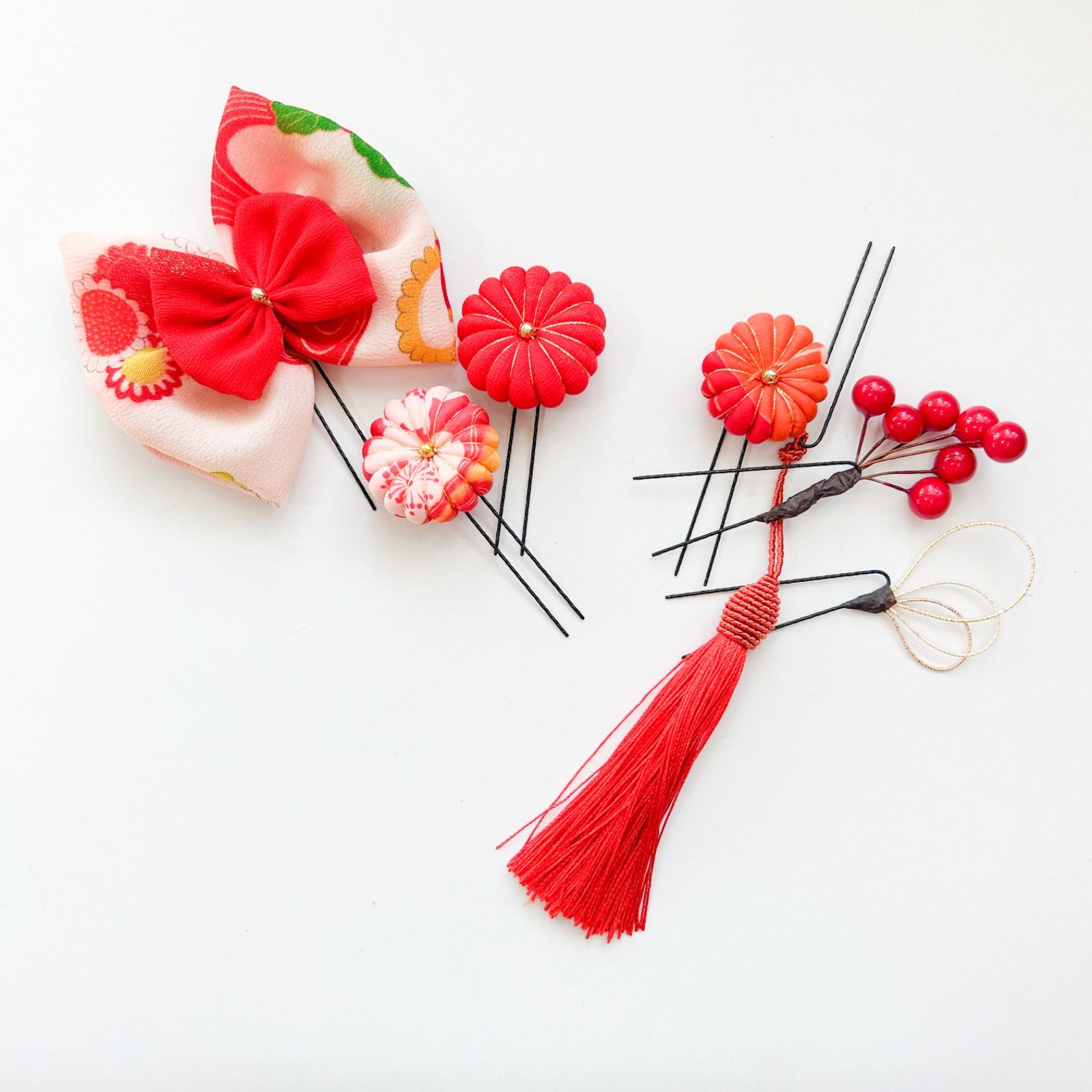 511〕七五三髪飾り ヘッドドレス 卒業式 成人式 - メルカリ