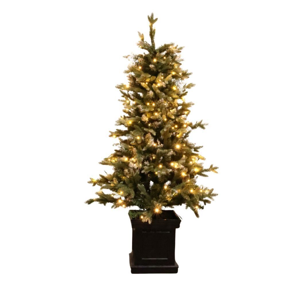 送料無料】展示品 クリスマスツリー 電飾付き 約137cm LED 200球