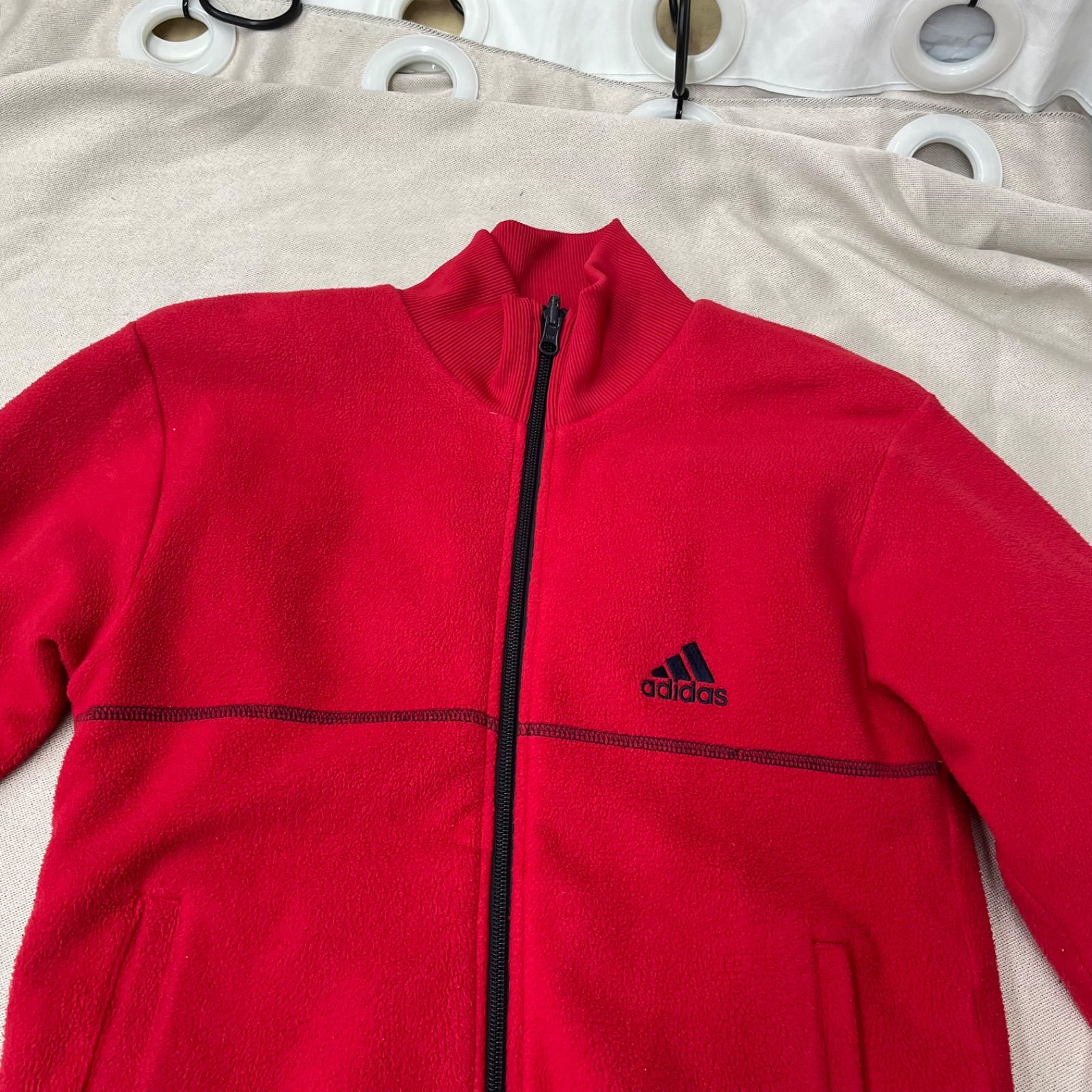 adidas アディダス リバーシブル アウター フルジップ フリース 