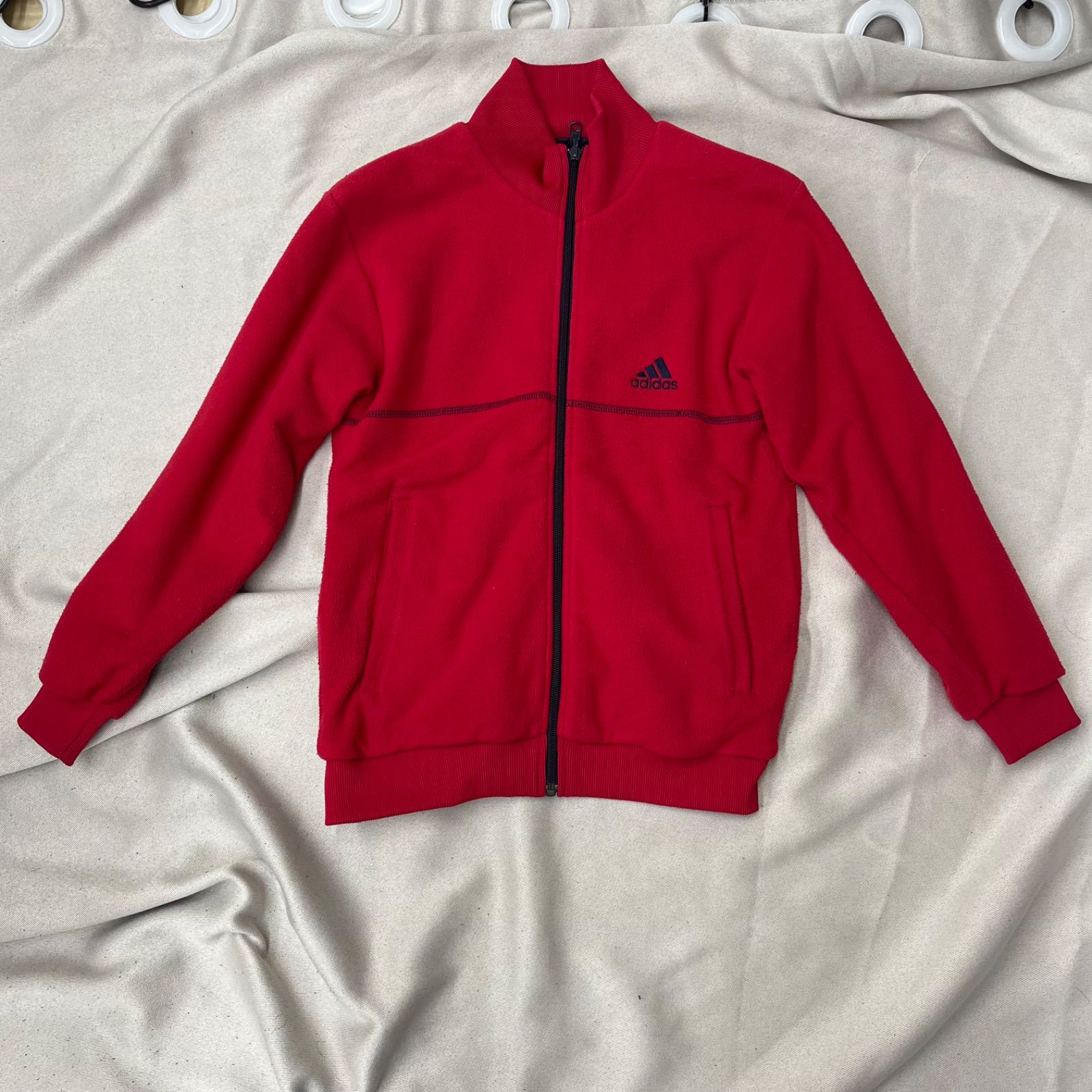 adidas アディダス リバーシブル アウター フルジップ フリース 