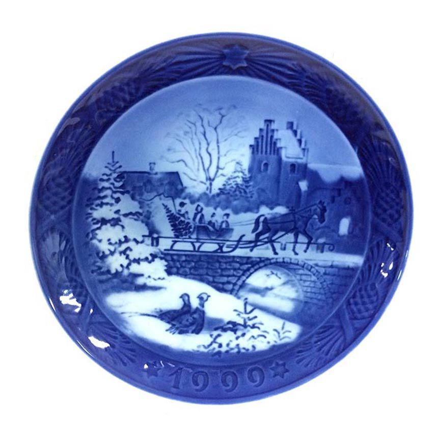 ROYAL COPENHAGEN ロイヤルコペンハーゲン イヤープレート 1999年 THE