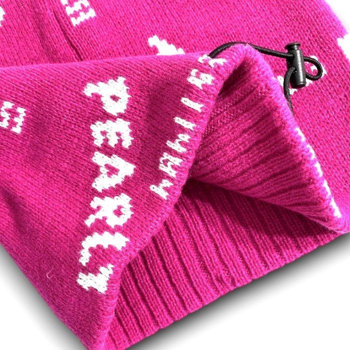 パーリーゲイツ セットアップ ニットセーター 総柄 ピンク ゴルフウェア パーリーゲイツ セットアップ ニットセーター 総柄 ピンク ゴルフ