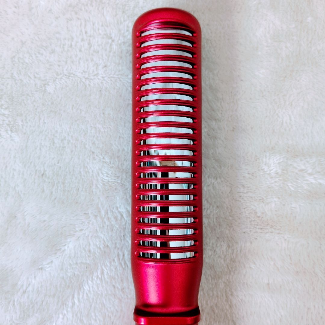  チョンダムスタイル ダブルアクションヘアブラシ マゼンタピンク 静電気防止 速乾 美髪ケア カールドライヤー ヘアドライヤー